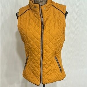 Royalty For Me Quilted Gold Vest